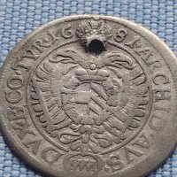 Сребърна монета 6 кройцера 1681г. Леополд първи Виена Свещена Римска Империя 13671, снимка 9 - Нумизматика и бонистика - 42968013