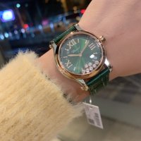 Дамски часовник Chopard Happy Sport Green с кварцов механизъм, снимка 4 - Дамски - 43522957