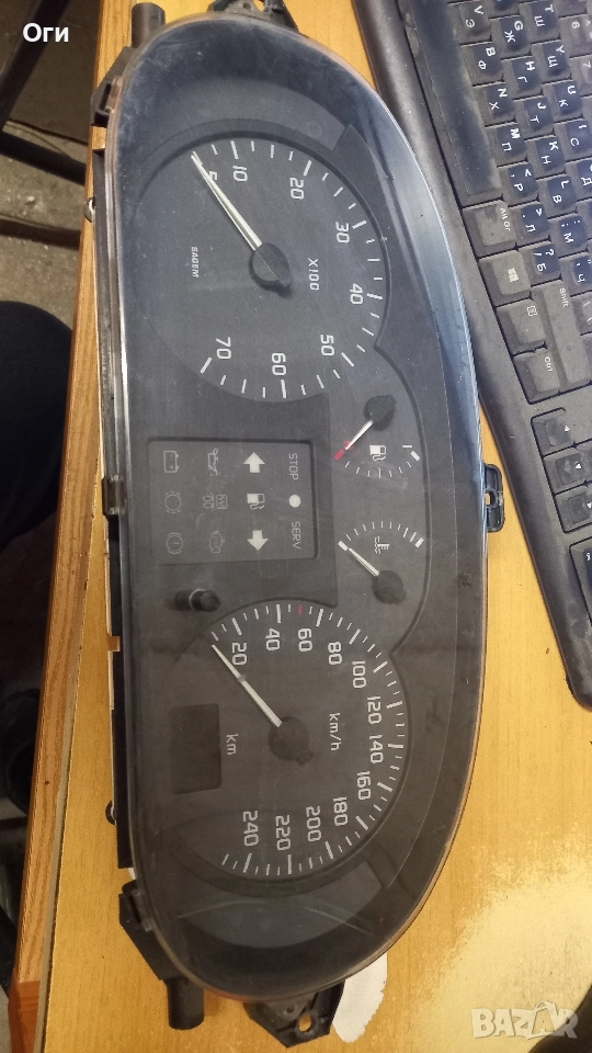 Километражно табло за Рено Меган Сценик P7700427896 A, снимка 1