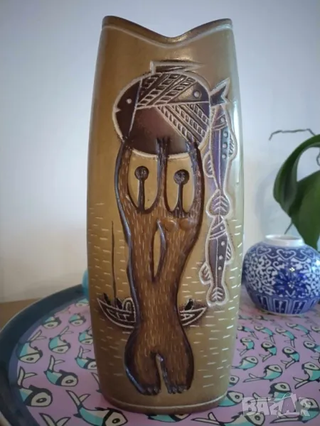  керамична ваза от Португалия, снимка 1