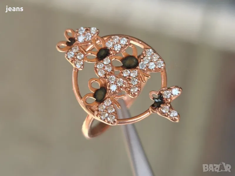 Сребърен пръстен и висулка 1755, снимка 1