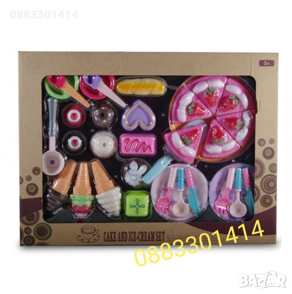 Детски комплект за торта и сладолед , снимка 1