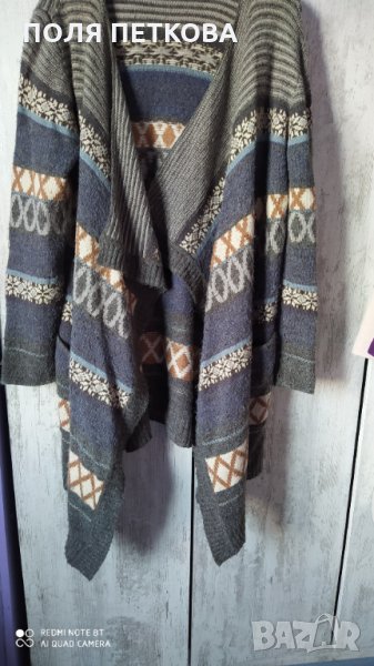 Пъстра асиметрична жилетка, снимка 1