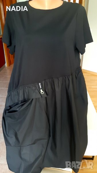 Черна рокля за едри дами, снимка 1