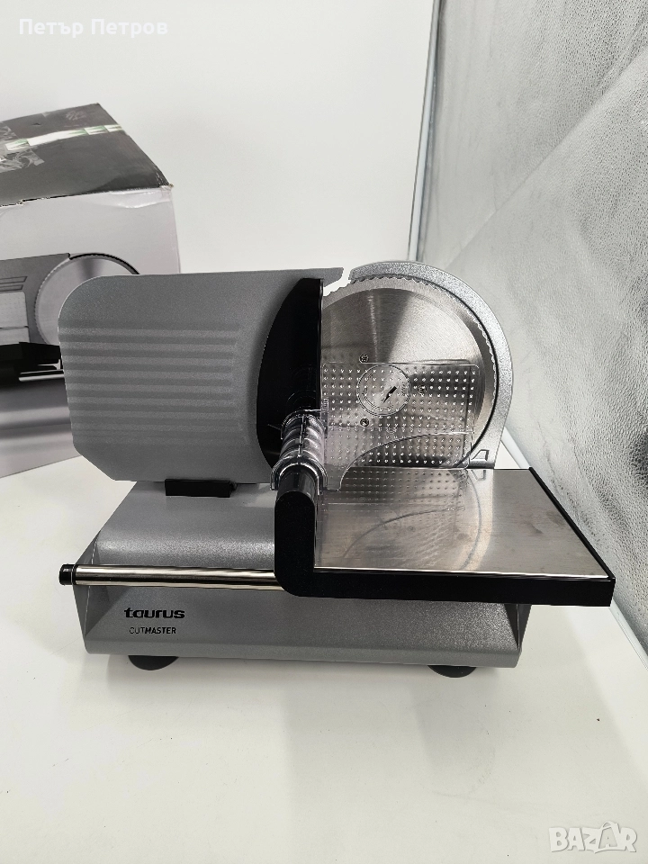 Чисто нова колбасорезачка TAURUS CUT MASTER Мощност: 150 W 19 см, снимка 1