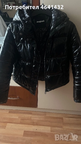 Зимно черно яке DESIGUAL, снимка 1