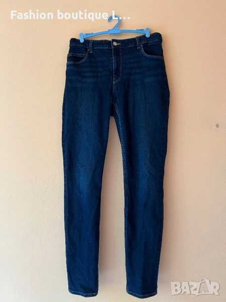 H&M Сини еластични дънки с джобове отпред и отзад M / L размер 👖, снимка 1