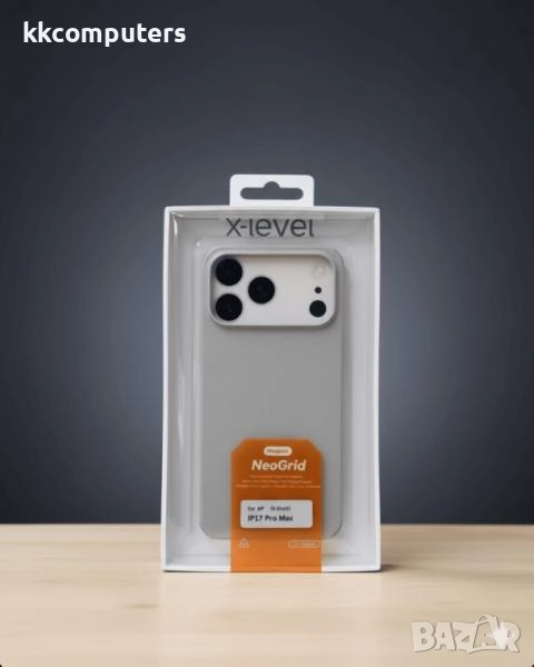 Калъф PVC X-Level NeoGrid MagSafe / Сив / за iPhone 17 Pro 6.3 Баркод : 3133403, снимка 1