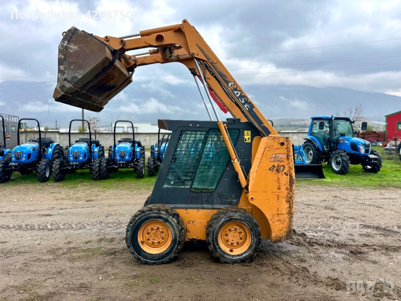 Мини челен товарач CASE 410 HIGH FLOW, снимка 1