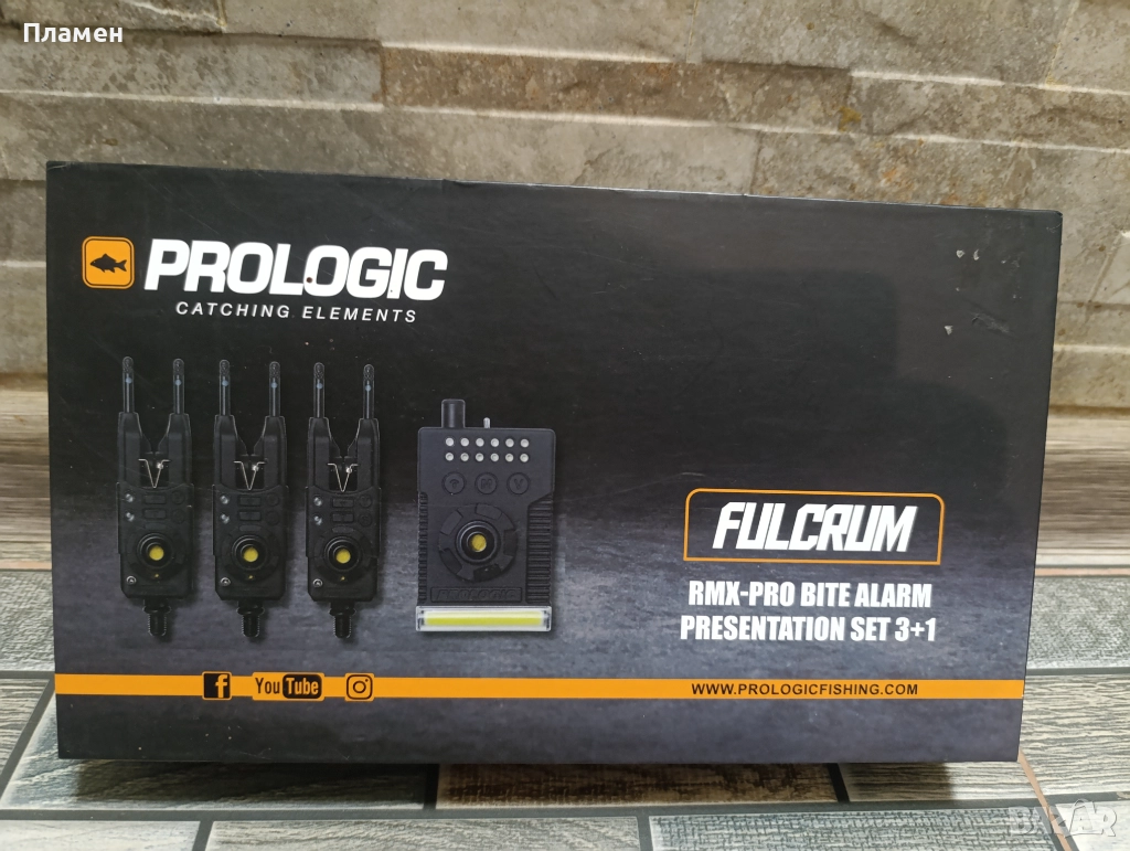Сигнализатори Carp Prologic Fulcrum RMX-Pro Bite Alarm Presentation set 3+1, снимка 1