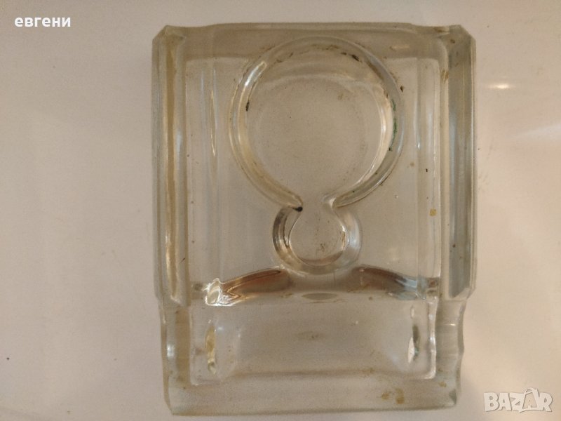 Мастилница стъклена, снимка 1
