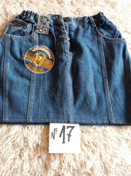 Дамски къси дънкови поли №17, снимка 1