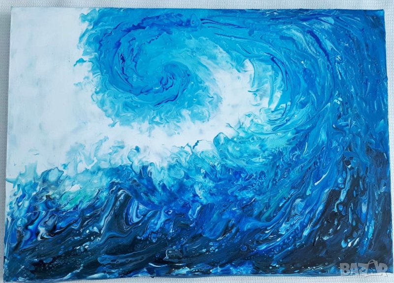 "Морска вълна" картина , снимка 1