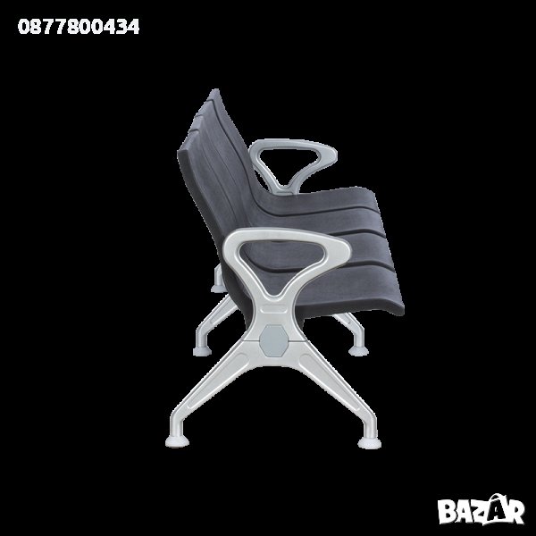 Посетителска 4-местна пейка с полиуретан-ПРОМО-най-добро качество на пазара.НАЛИЧНА, снимка 1