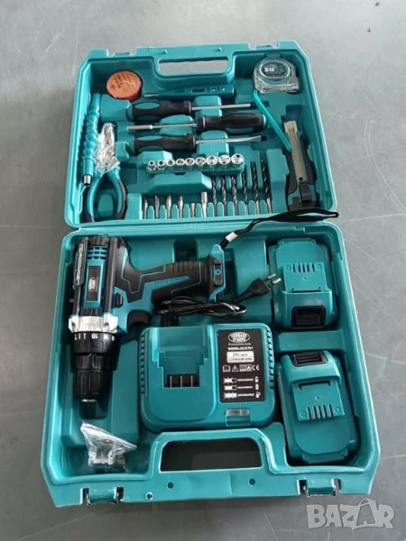 Комплект акумулаторен винтоверт – 30 части, снимка 1