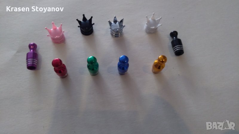 Капачки за вентили на велосипед, колело,кола, мотор, мотор, скутер и т.н., снимка 1