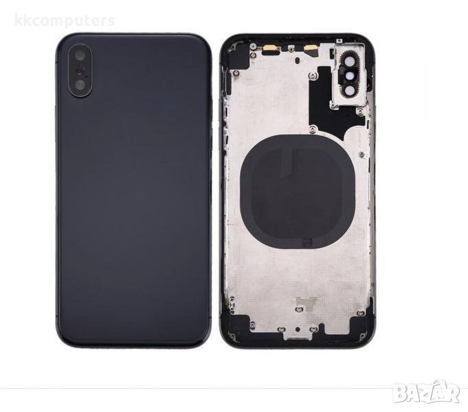 Капак батерия Оригинален Оборудван за iPhone X 5.8 / Черен / КЛАС А Баркод : 483194, снимка 1