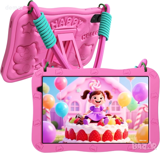 VASOUN 10-инчов детски таблет, Android 15, 32GB, HD IPS дисплей, WiFi, снимка 1