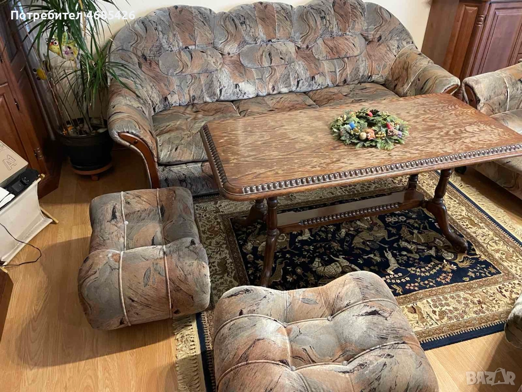 Холна гарнитура и маса, снимка 1