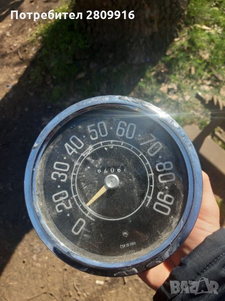 Скоростомер от ретро автомобил, снимка 1