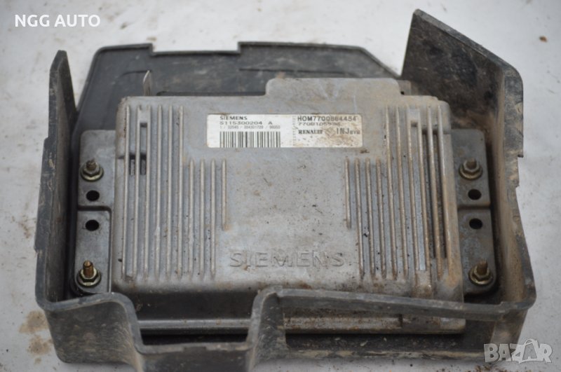 Компютър двигател ECU за Renault Megane I 1.6 i (LA0L), 75 к.с., Siemens S115300204 A  HOM7700864454, снимка 1