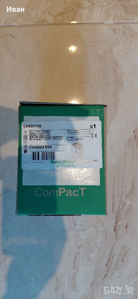 Автоматичен предпазител Schneider NSX 250 LV431110, снимка 1