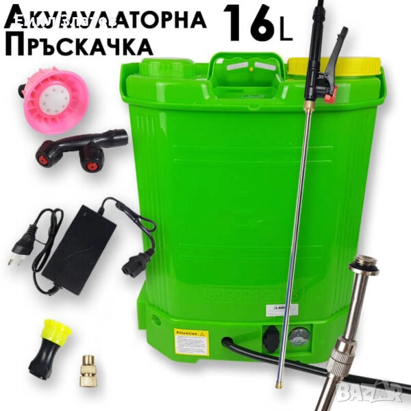  Акумулаторна пръскачка 16L Тайга – Висока ефективност за всяка градина!, снимка 1