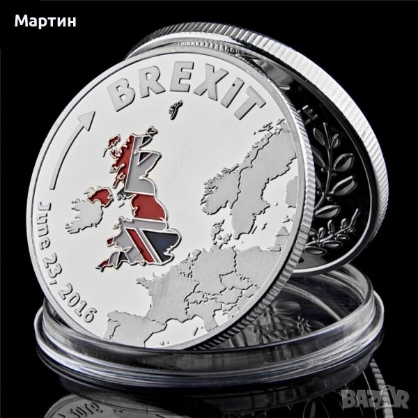 Монета UK Brexit Брекзит, снимка 1