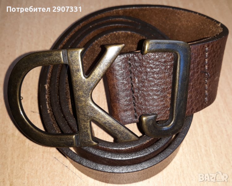 колан Calvin Klein Jeans. естествена кожа. 110 см. Италия, снимка 1