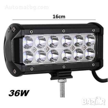 LED Бар Диоден Automat Диоден 36W - 17см 12 LED 12V 24V, снимка 1