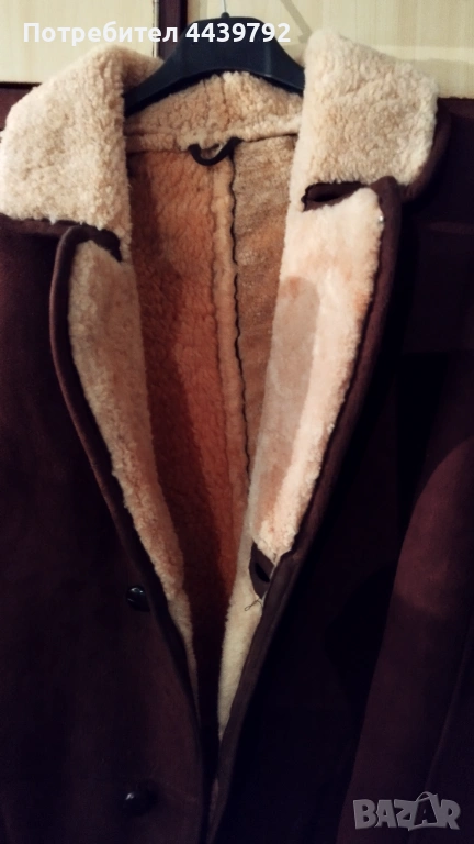 Мъжки кожух от овчи кожи,като нов., снимка 1