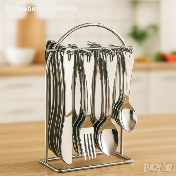 Прибори за хранене ARIAN – Стил и издръжливост в 25 части, снимка 1