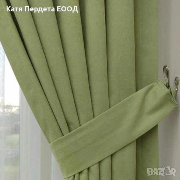 Плътни завеси готови за поставяне, резеда, снимка 1