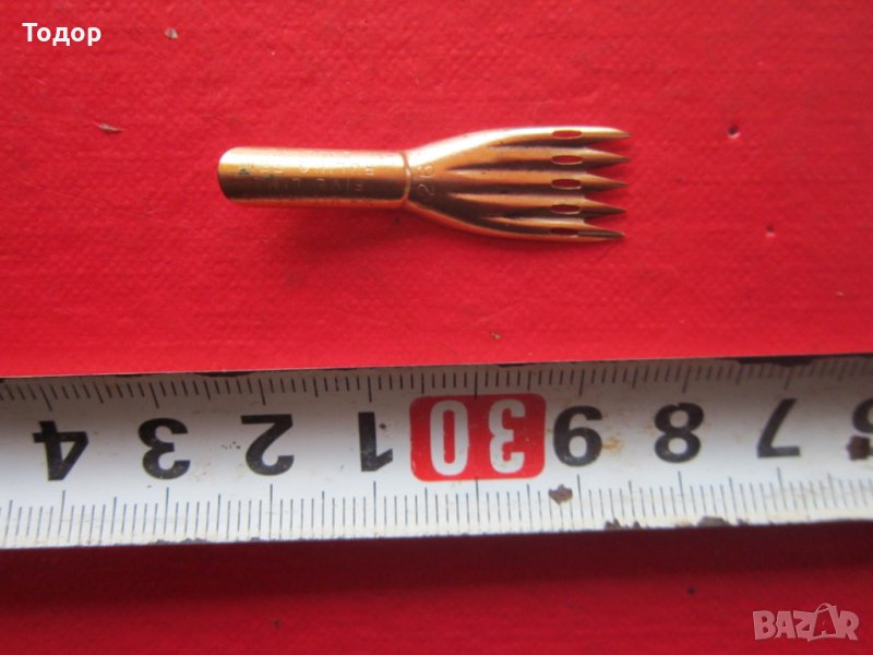 Златен позлатен писец перо Вилиам 0263 писалка , снимка 1