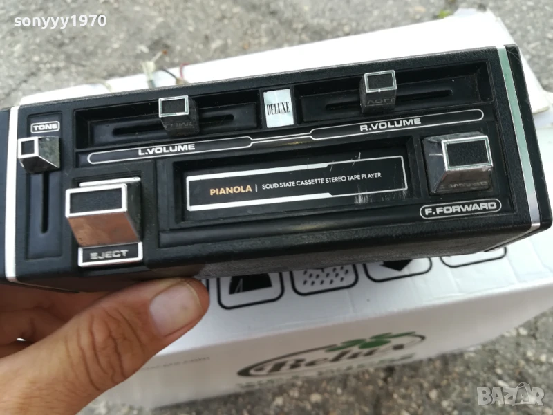 PIANOLA SC-3010 CAR STEREO DECK/AMPLIFIER 12V MADE IN JAPAN 0706251906, снимка 1