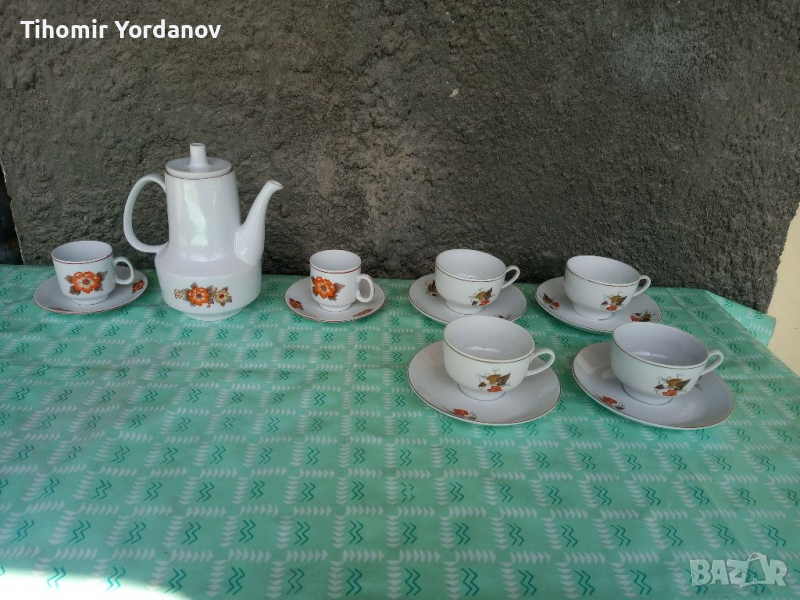 Порцелан Бг,кана, чаши., снимка 1