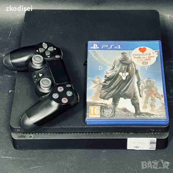 Конзола SONY - PS4 SLIM с 1бр. джойстик и 1бр. игра, снимка 1