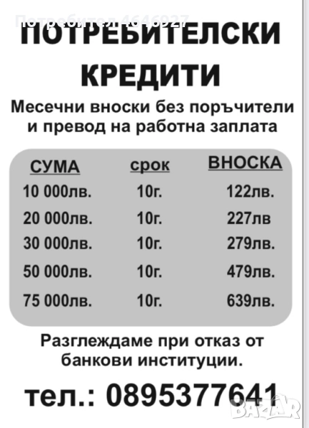Потребителски Кредити , снимка 1