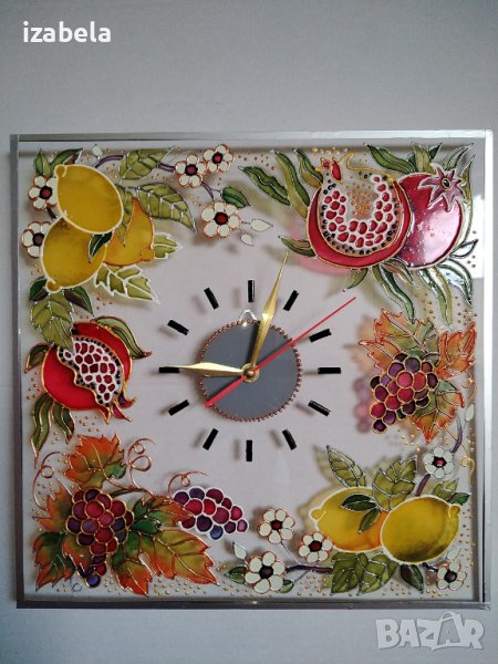 ръчно рисуван часовник (1), снимка 1