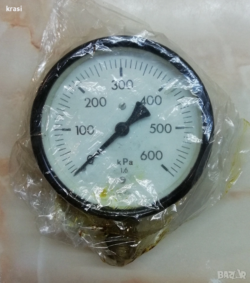 Промишлен Манометър б00kРа, снимка 1