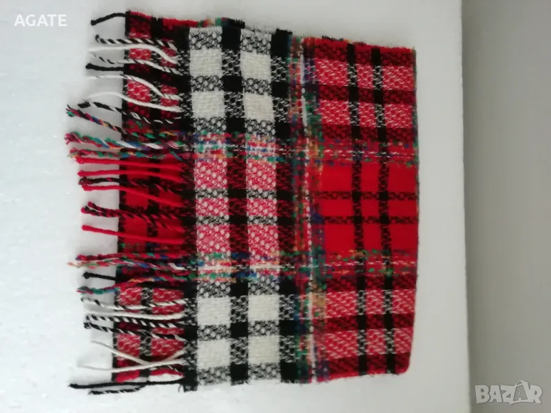 Дамски шал, топъл, мек, ярки цветове, снимка 1