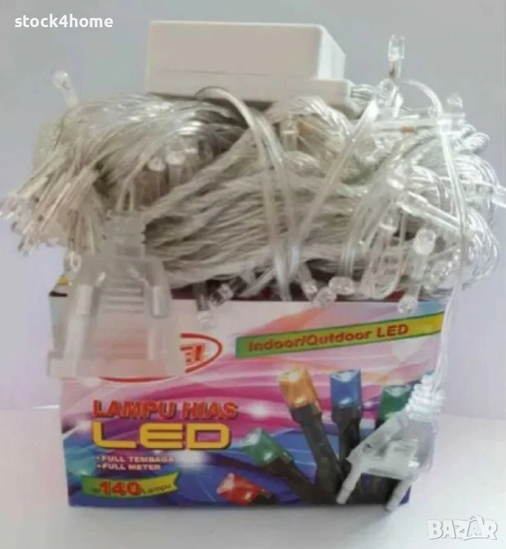 Коледни LED  лампички с 5 метра дължина ,140 броя, снимка 1