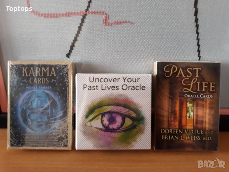 86 терапевтични оракул (таро) карти: Uncover your Past Lives Oracle, снимка 1