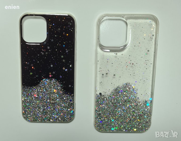 Уникален блестящ кейс със звездички за iPhone 12 PRO 12 PRO MAX, снимка 1