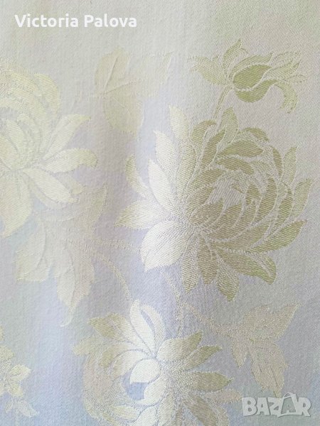 Красива покривка цвят бананово суфле, снимка 1