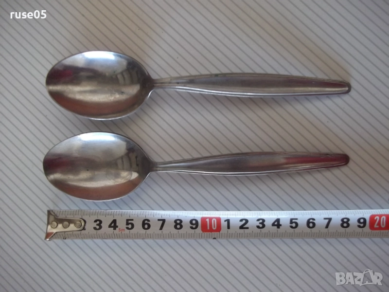 Лот от 2 бр. лъжици полски, снимка 1