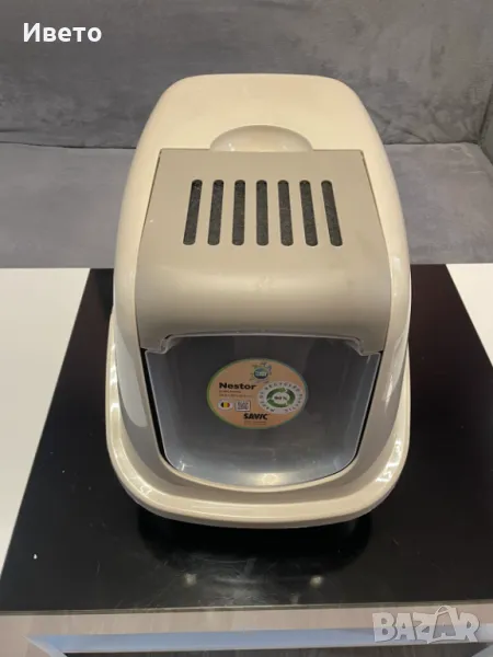 Затворена котешка тоалетна с филтър, снимка 1