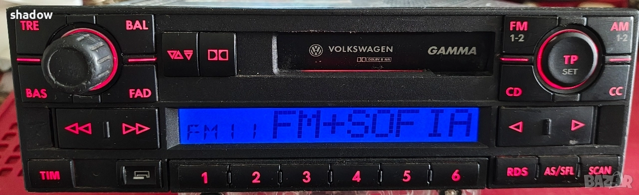 Радиокасетофон VW Gamma V, снимка 1