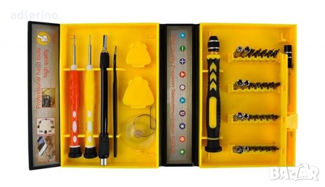 Сервизен комплект прецизни отвертки, снимка 6 - Куфари с инструменти - 34534166