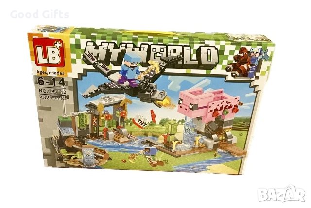 Конструктор Майнкрафт Драконът на Ендър, 432 части, снимка 3 - Конструктори - 42971410